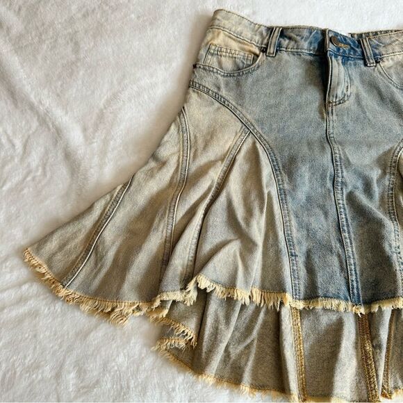 BDG Denim Medi Skirt NWT Size XS - Picture 8 of 12